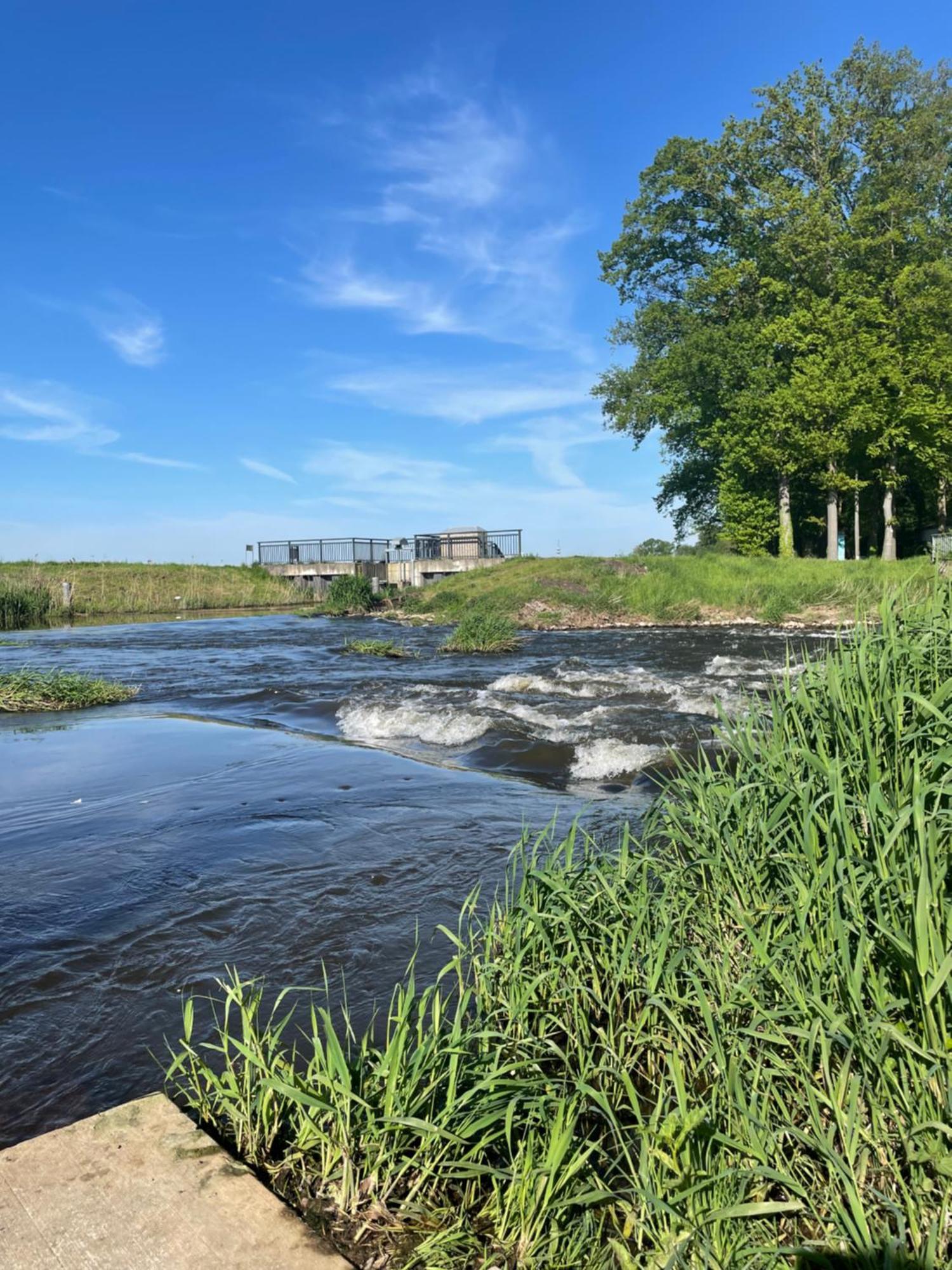 Ferienhaus Direkt An Der Hase Quakenbrück Esterno foto
